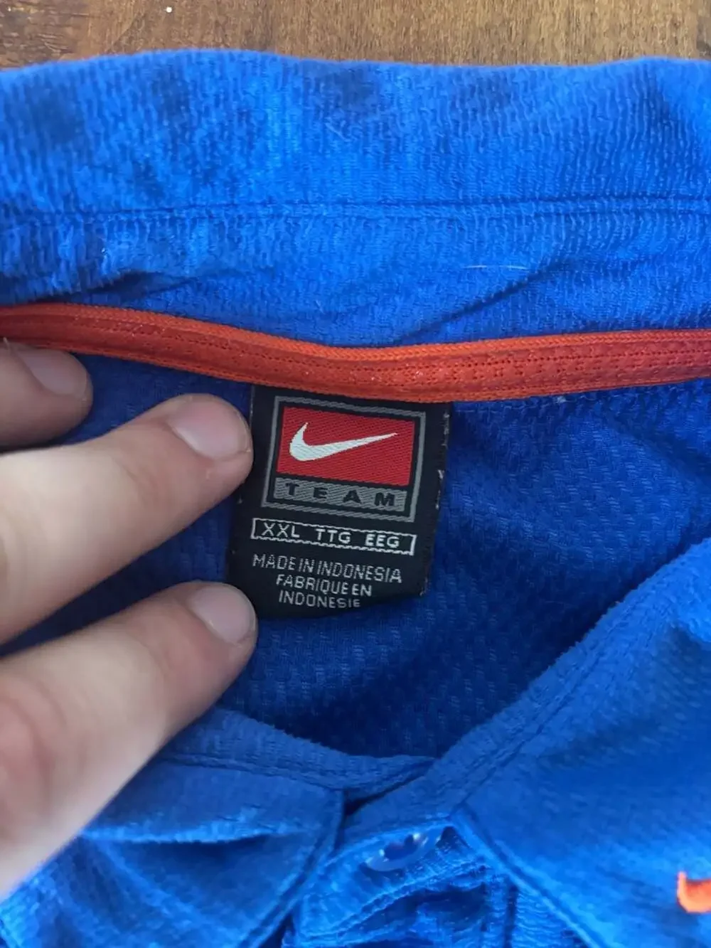 Nike Team University of Florida Gators Men's Polo Shirt Blue Orange XXL